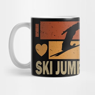 I Love Ski Jumping Winter Sports Mug